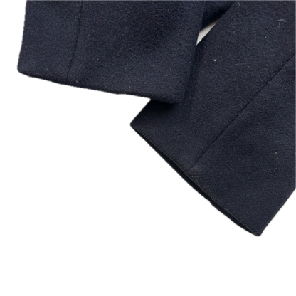 Polo Ralph Lauren Navy Melton Double Breasted Pea Coat (Wool Blend) - 48R