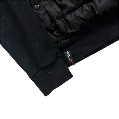RLX Black Puffer Hoodie Hybrid - L