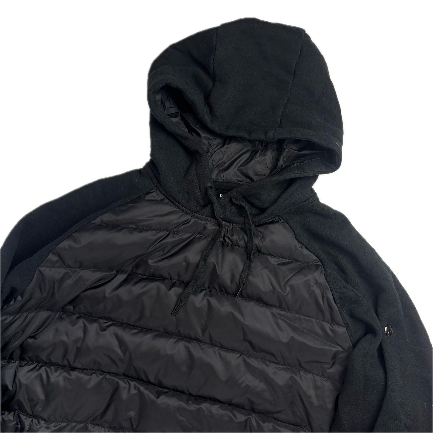 RLX Black Puffer Hoodie Hybrid - L