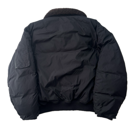 Polo Ralph Lauren Lambswool Collar Black Bomber Jacket - XXL