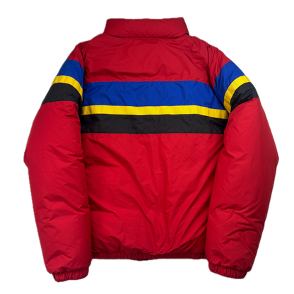 Polo Ralph Lauren Retro Red Cookie Patch Puffer Jacket Down Coat - M