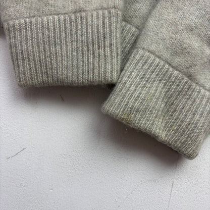 Polo Ralph Lauren Grey Cashmere Pullover Hoodie - L (M)