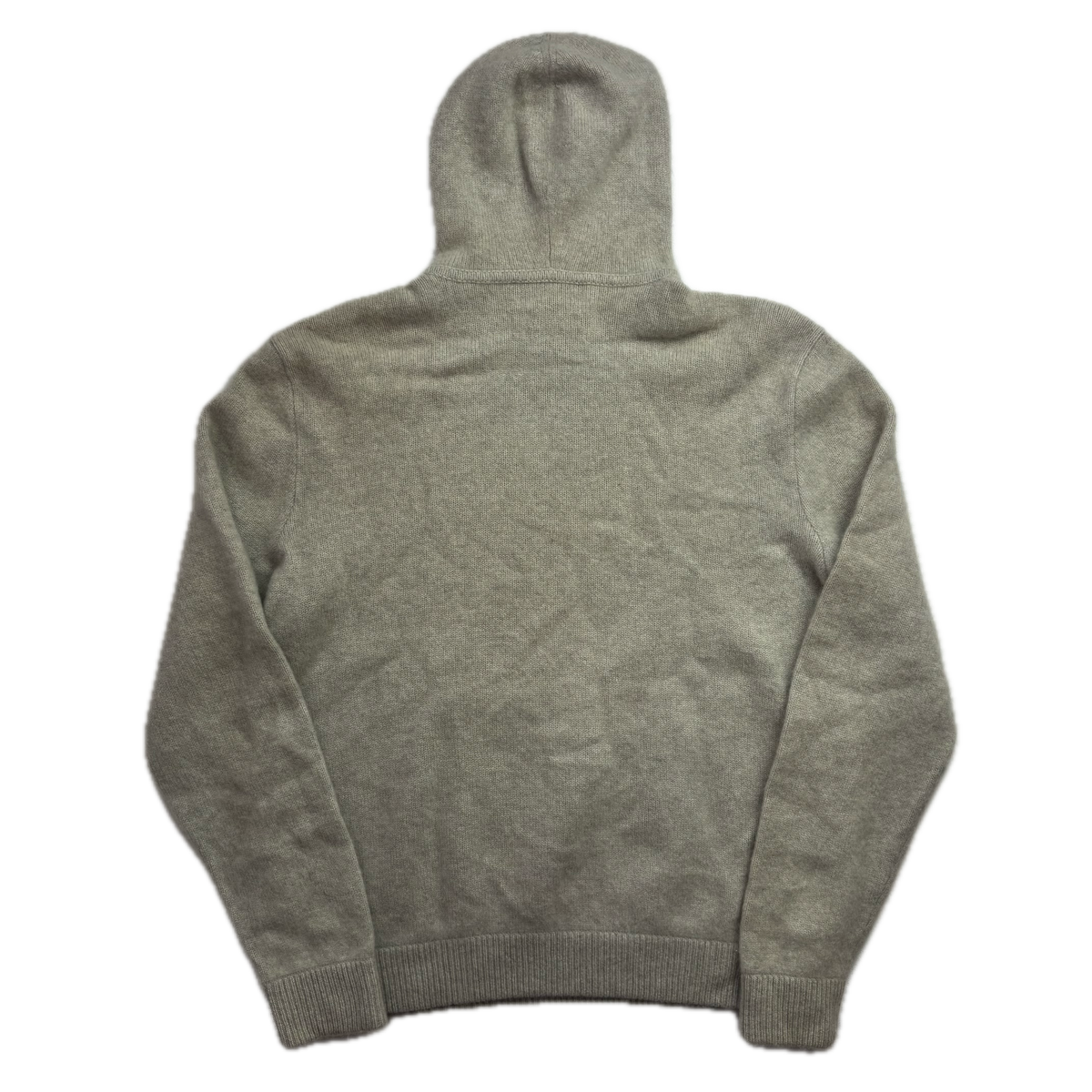 Polo Ralph Lauren Grey Cashmere Pullover Hoodie - L (M)