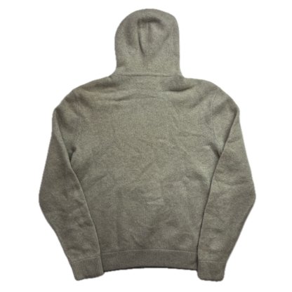 Polo Ralph Lauren Grey Cashmere Pullover Hoodie - L (M)