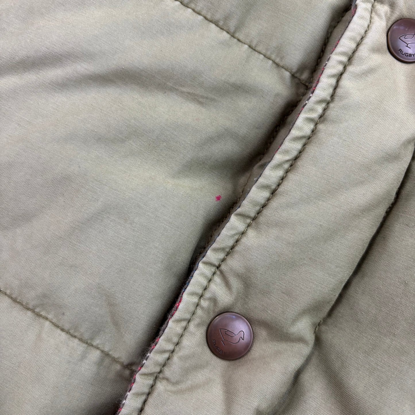 Rugby Reversible Plaid Brushed Cotton Hunting Gilet - L