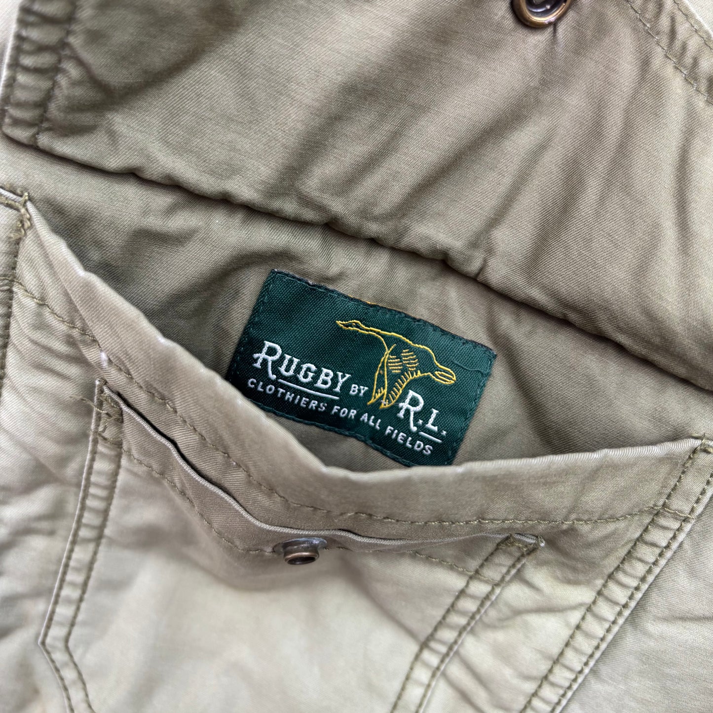 Rugby Reversible Plaid Brushed Cotton Hunting Gilet - L