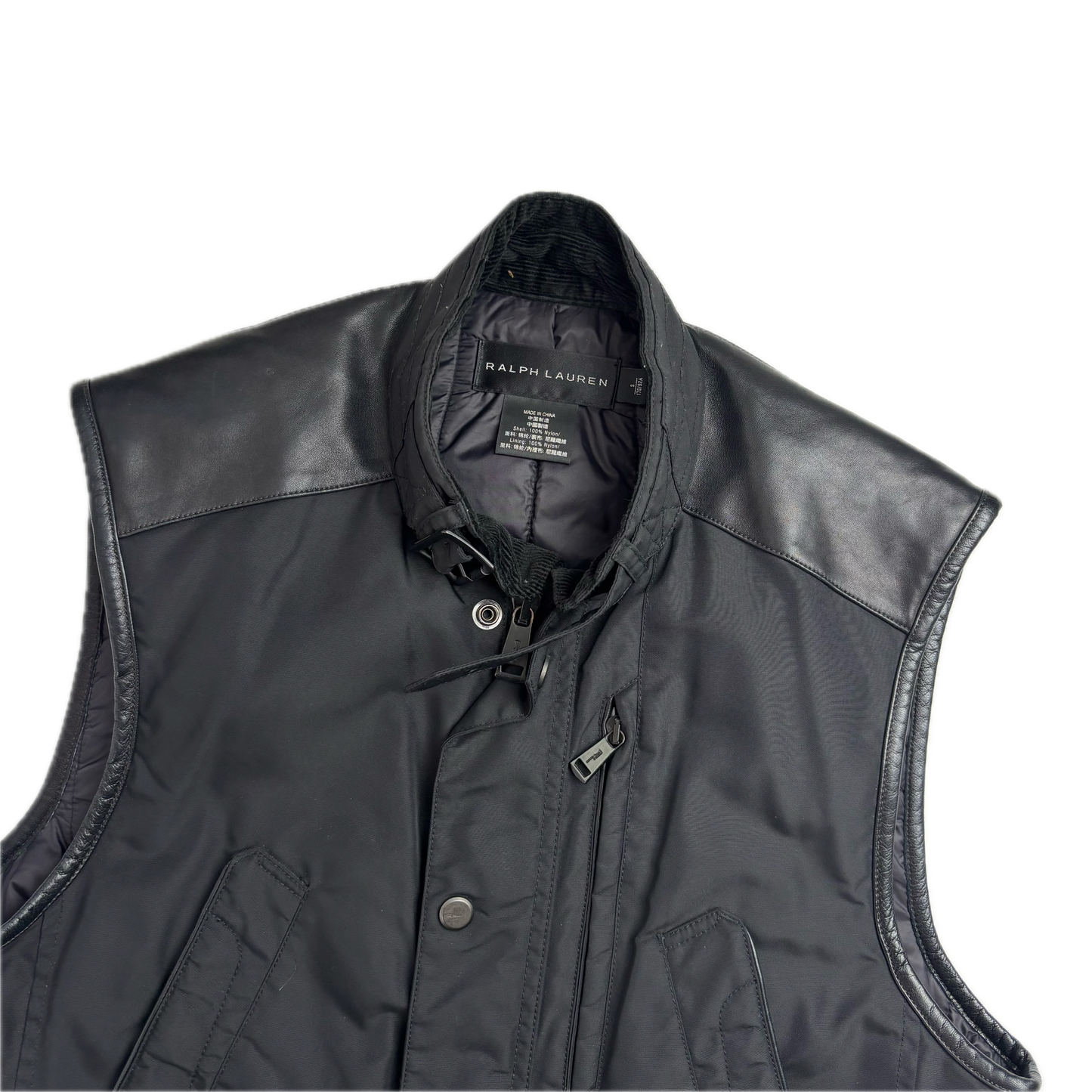 Black Label Utility Cargo Vest Black - S