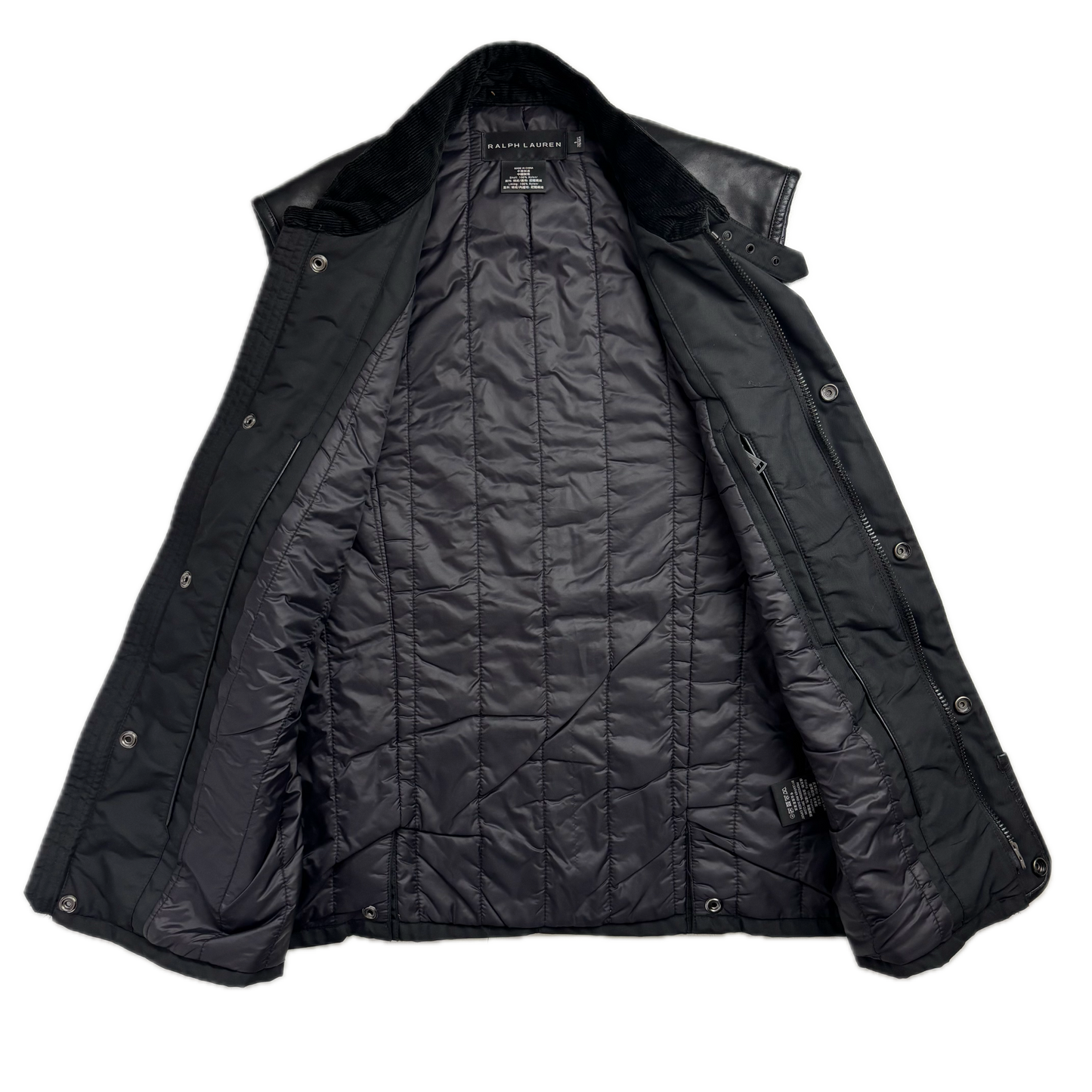 Black Label Utility Cargo Vest Black - S