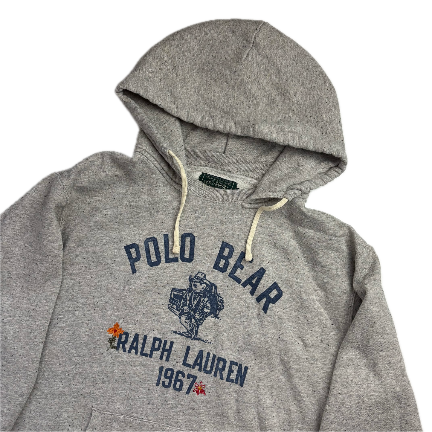 Polo Country Grey Bear Hoodie - XL