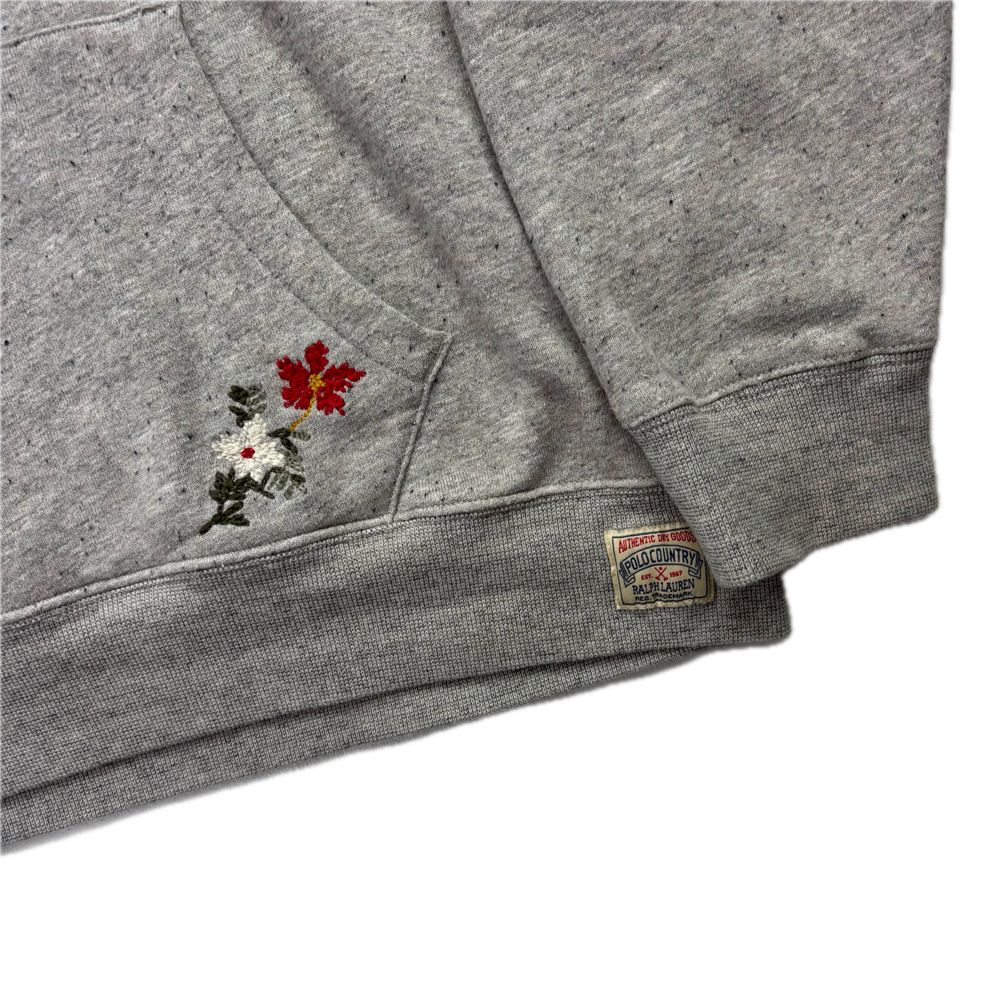 Polo Country Grey Bear Hoodie - XL