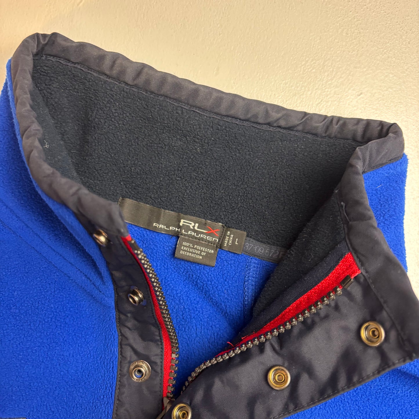 RLX Ralph Lauren Blue Fleece - L