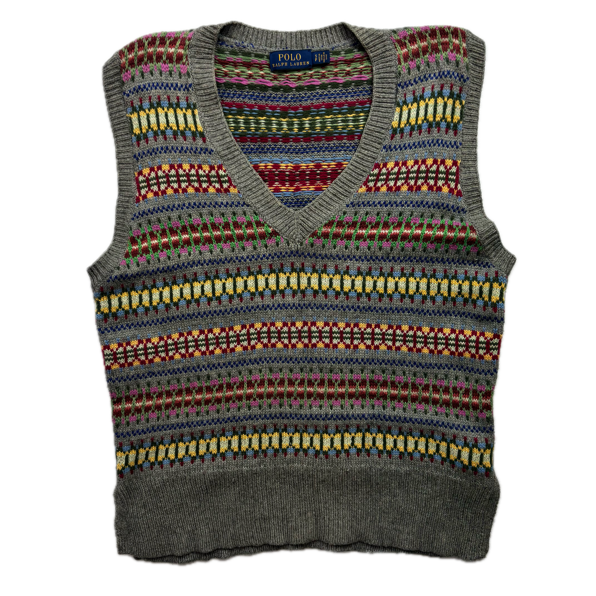 Polo Ralph Lauren Fairisle Vest (Silk Cotton Cashmere) - S
