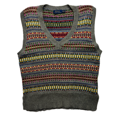 Polo Ralph Lauren Fairisle Vest (Silk Cotton Cashmere) - S