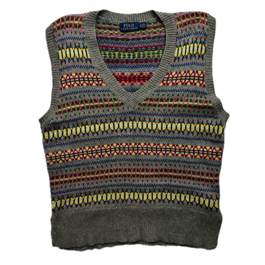 Polo Ralph Lauren Fairisle Vest (Silk Cotton Cashmere) - S