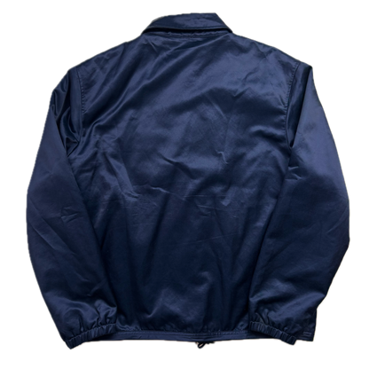 Polo Ralph Lauren Retro Navy Blue P-Wing Sateen Coach Jacket - L