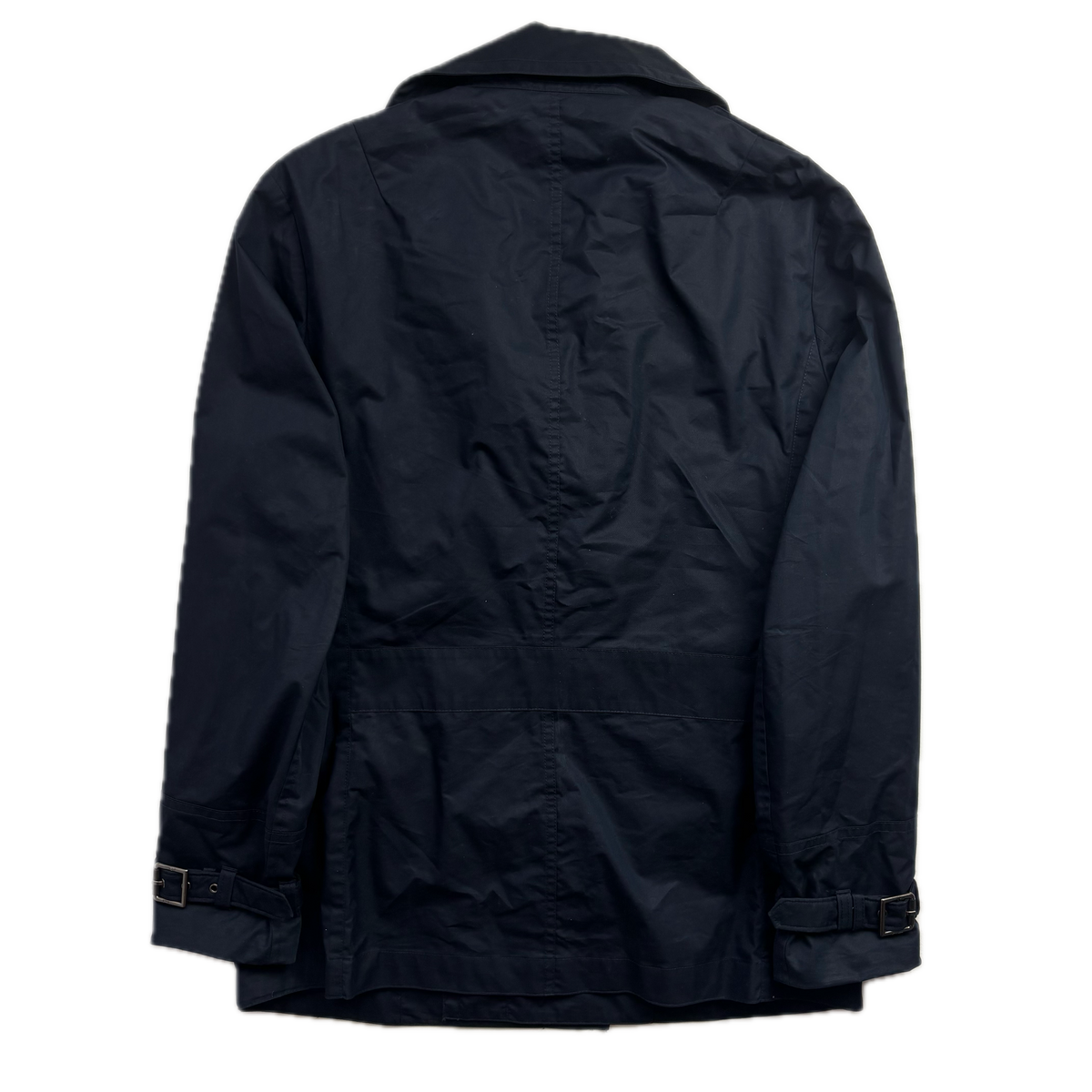 Polo Ralph Lauren Navy Utility Double Breasted Rain Mac Coat - M