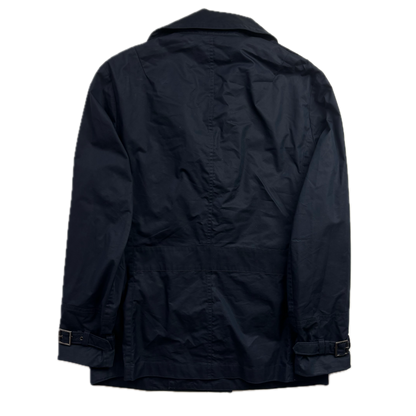 Polo Ralph Lauren Navy Utility Double Breasted Rain Mac Coat - M