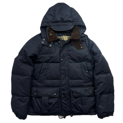 Polo Ralph Lauren Navy Hooded Shooting Puffer Jacket Down Coat - M