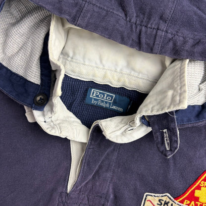 Polo Ralph Lauren Ski Patrol Hooded Rugby Shirt - M