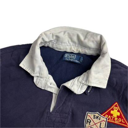 Polo Ralph Lauren Ski Patrol Hooded Rugby Shirt - M