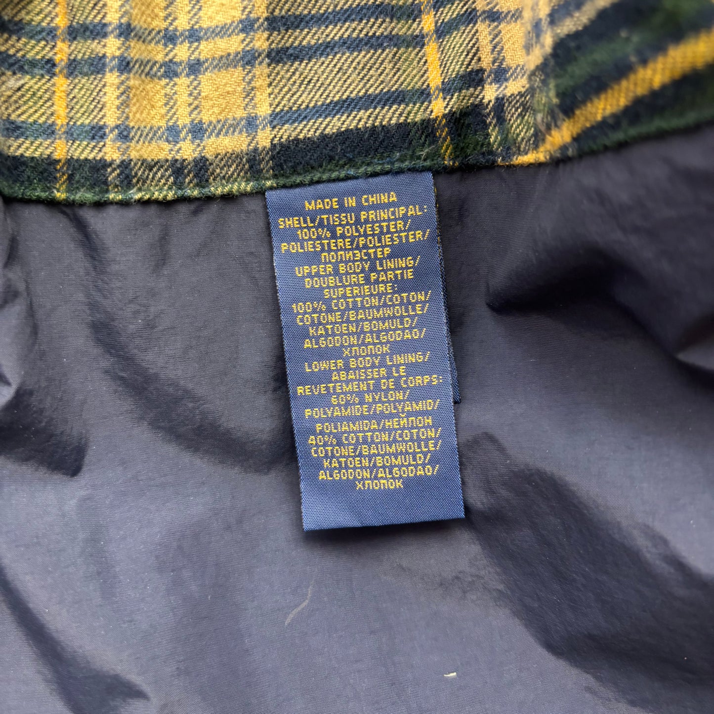 Polo Ralph Lauren Navy Hooded Shooting Puffer Jacket Down Coat - M