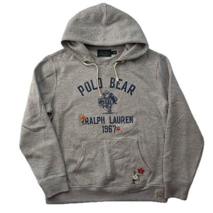 Polo Country Grey Bear Hoodie - L
