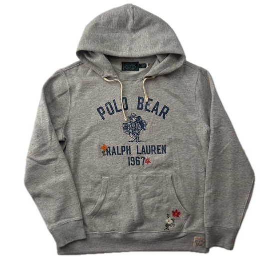 Polo Country Grey Bear Hoodie - L