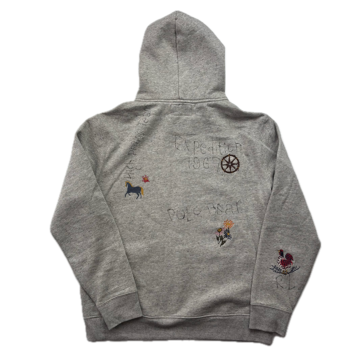 Polo Country Grey Bear Hoodie - L