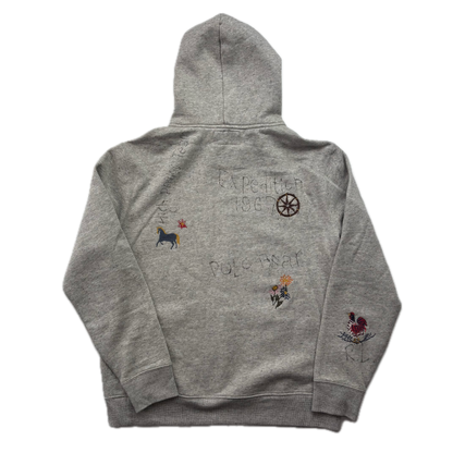 Polo Country Grey Bear Hoodie - L