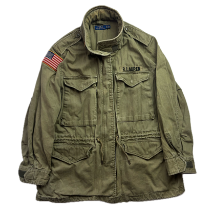 Polo Ralph Lauren Green Army Military Field Jacket - XL