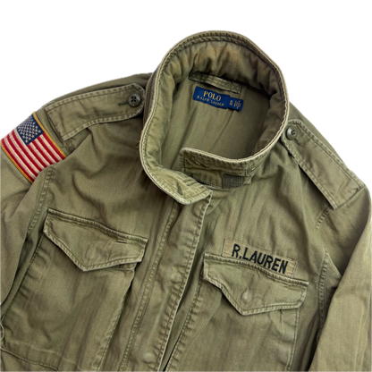 Polo Ralph Lauren Green Army Military Field Jacket - XL