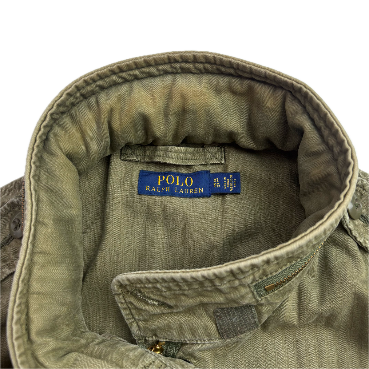 Polo Ralph Lauren Green Army Military Field Jacket - XL