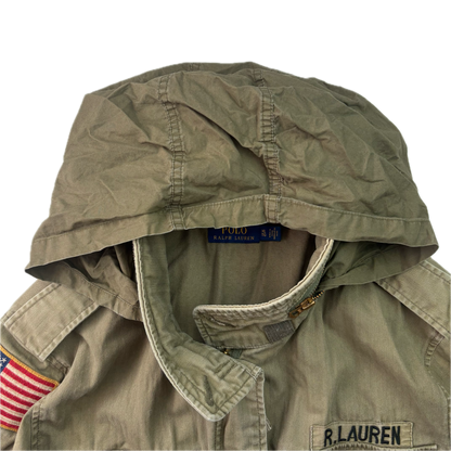 Polo Ralph Lauren Green Army Military Field Jacket - XL