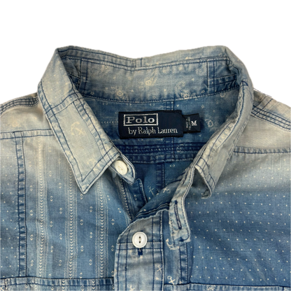 Polo Ralph Lauren Indigo Patchwork Shirt - M