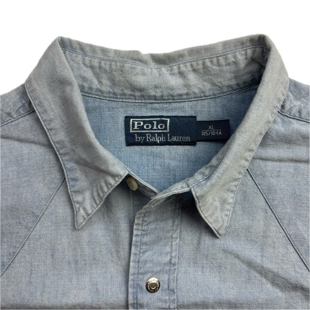 Polo Ralph Lauren Wild West Show Chambray Shirt Indian Head Denim -  XL