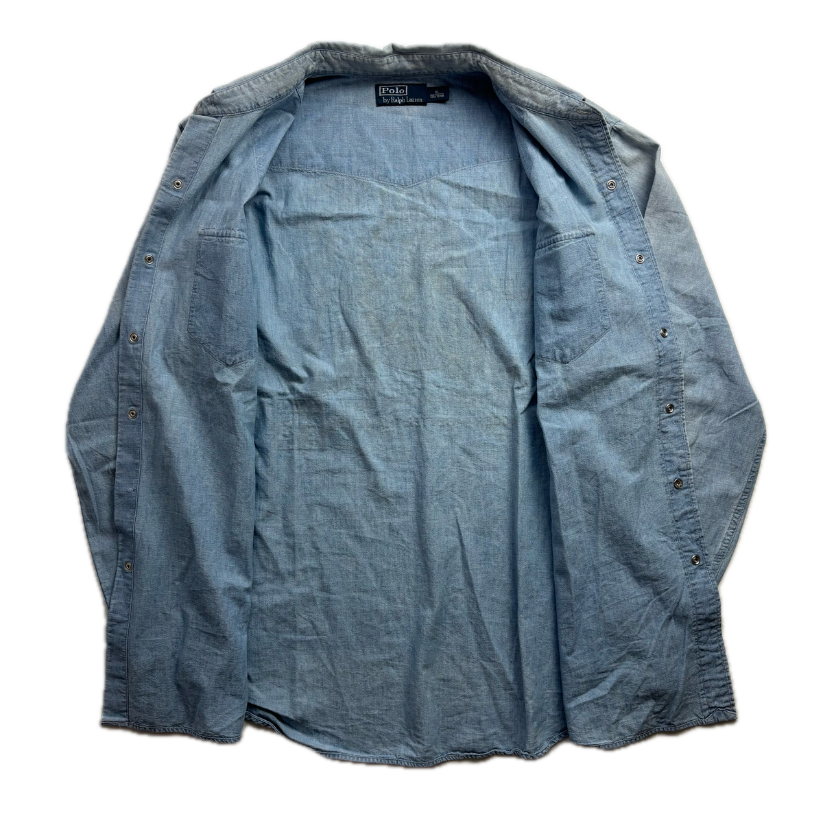 Polo Ralph Lauren Wild West Show Chambray Shirt Indian Head Denim -  XL
