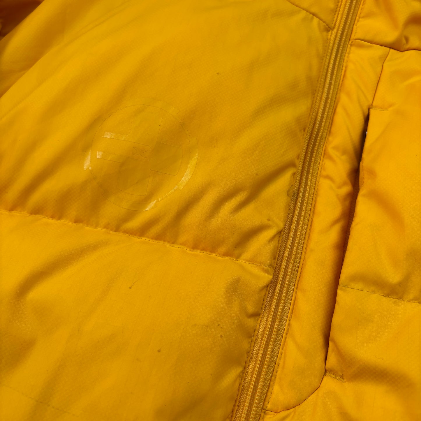 RLX Ralph Lauren Yellow Puffer Jacket Down Coat  - L