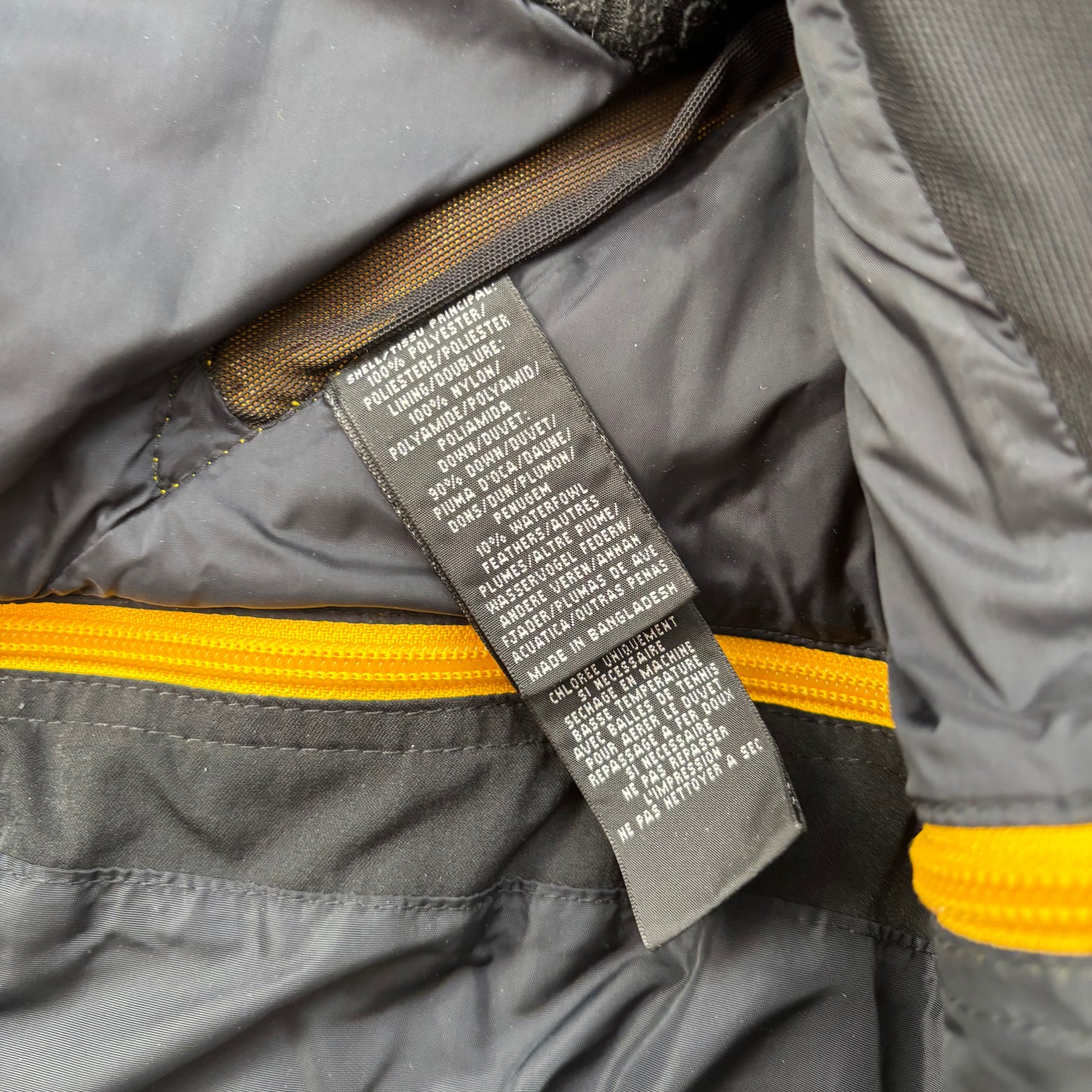 RLX Ralph Lauren Yellow Puffer Jacket Down Coat  - L