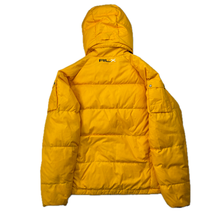 RLX Ralph Lauren Yellow Puffer Jacket Down Coat  - L