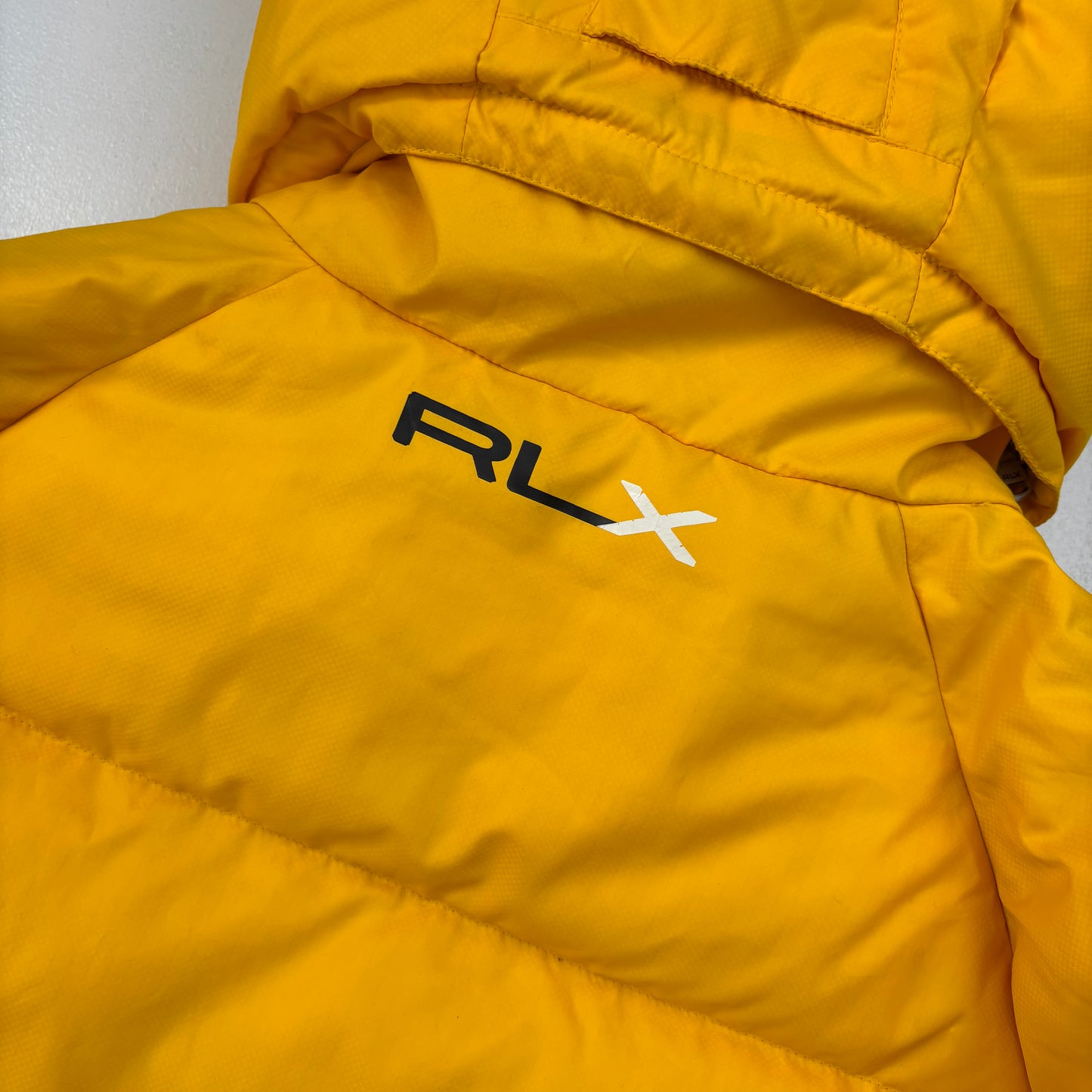 RLX Ralph Lauren Yellow Puffer Jacket Down Coat  - L