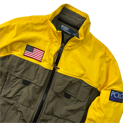Polo Ralph Lauren Retro Hi-Tech Hybrid Jacket Yellow Khaki - M