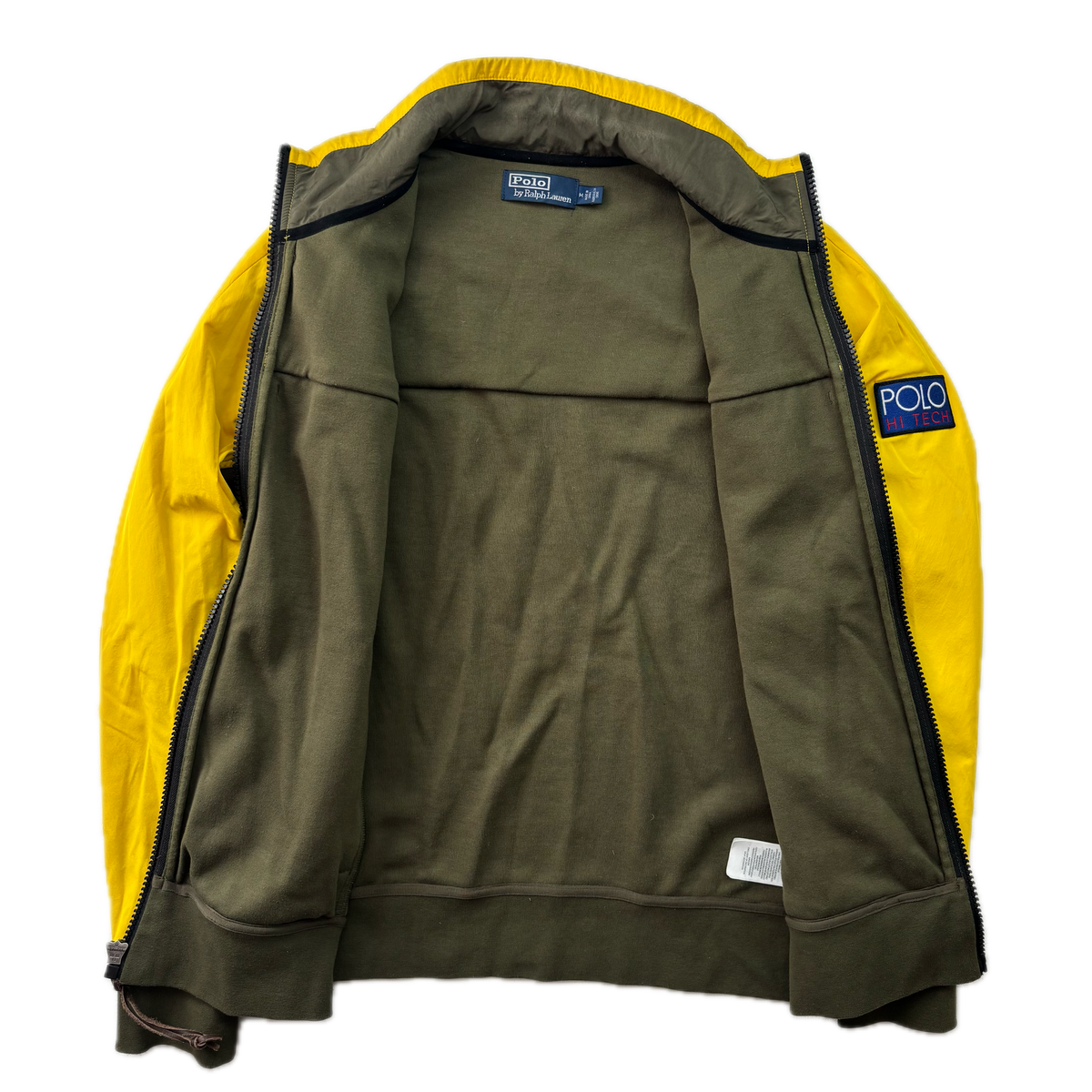 Polo Ralph Lauren Retro Hi-Tech Hybrid Jacket Yellow Khaki - M