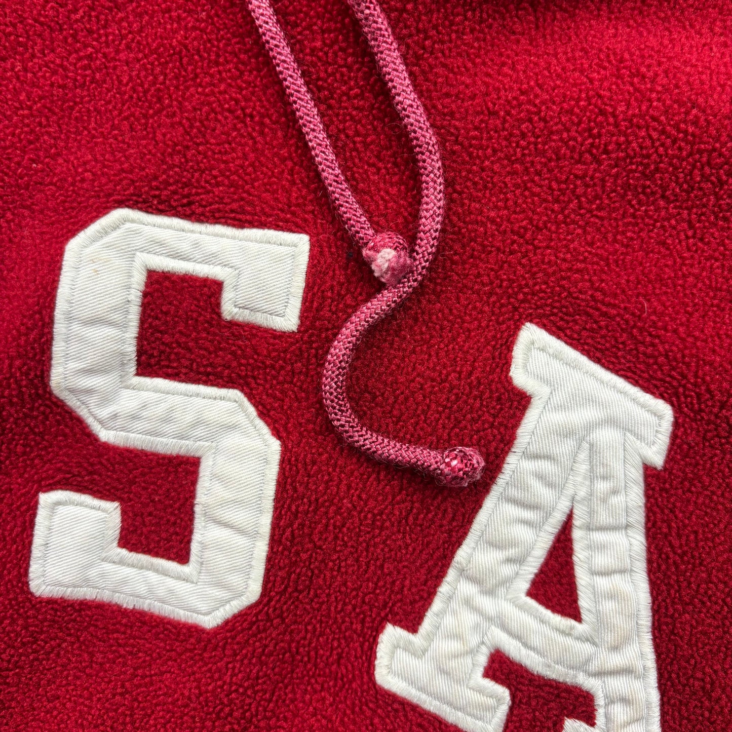 Polo Sport 90s Red Fleece USA Hoodie - XL