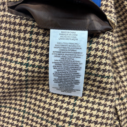 Polo Ralph Lauren Houndstooth Tweed Blazer Sports Coat (Polyester Wool Elastane) - M
