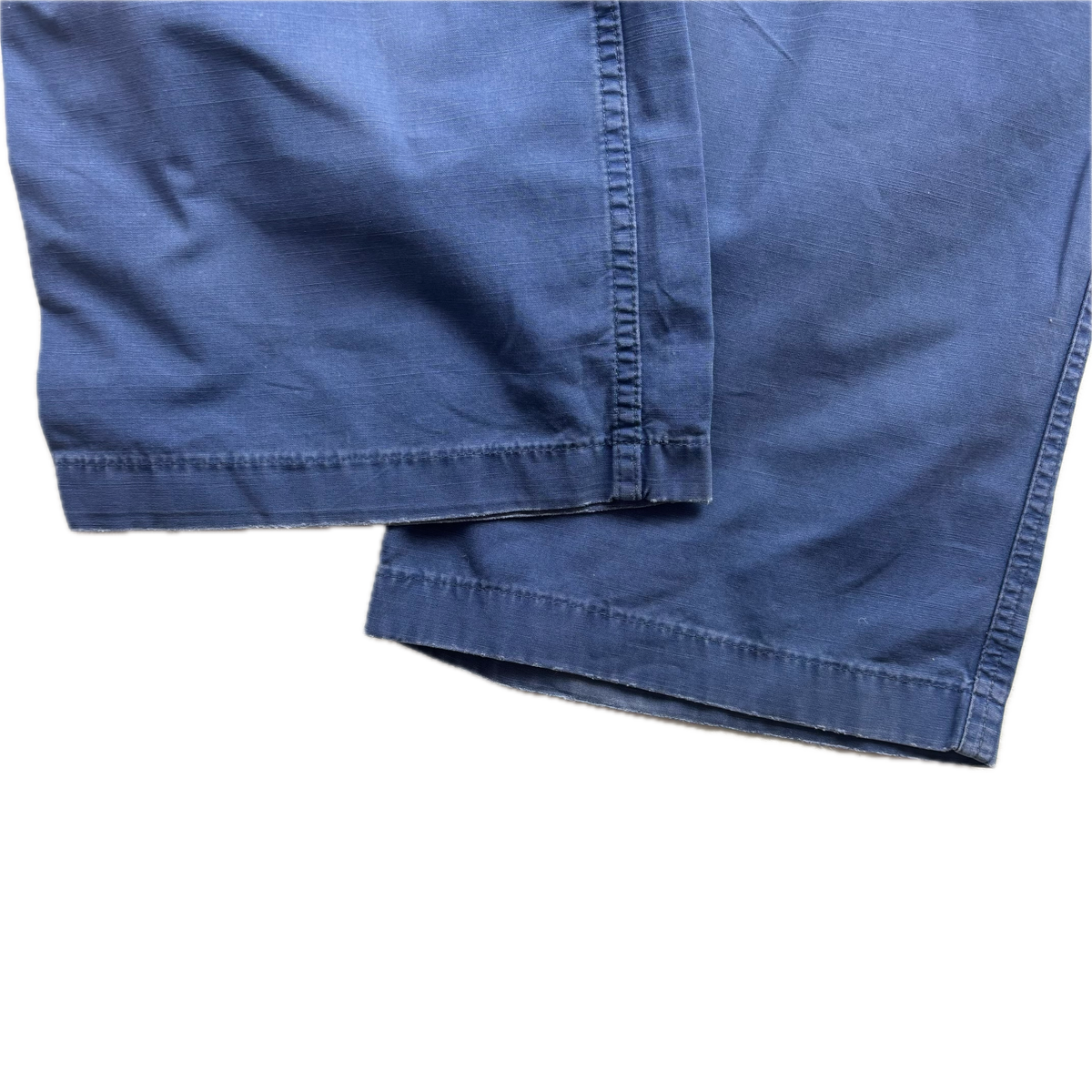 Polo Ralph Lauren Distressed Blue French Workwear Trouser Canvas Classic Fit Pants - 34x34