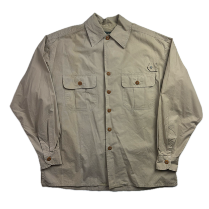Polo Country 80s Beige Utility Work Shirt - 8