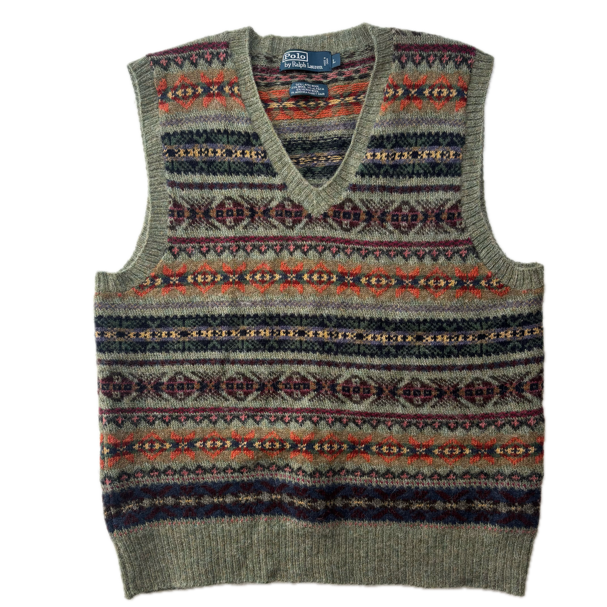 Polo Ralph Lauren Fairisle Vest (Wool Blend) - L