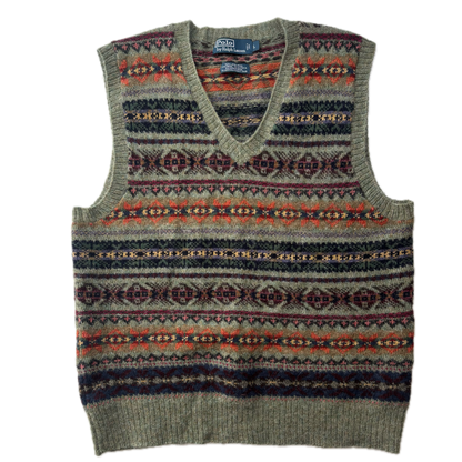 Polo Ralph Lauren Fairisle Vest (Wool Blend) - L