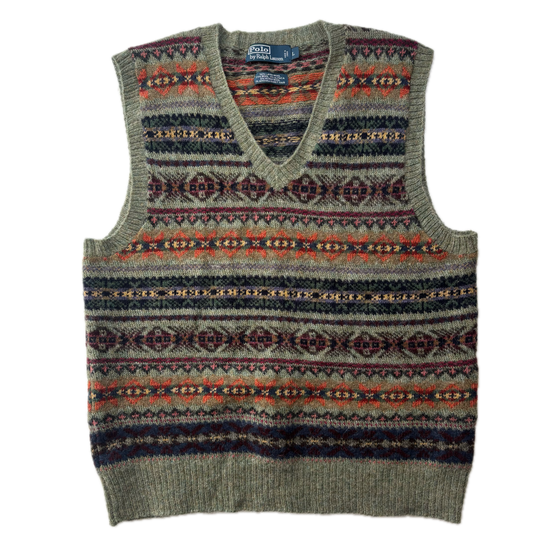 Polo Ralph Lauren Fairisle Vest (Wool Blend) - L