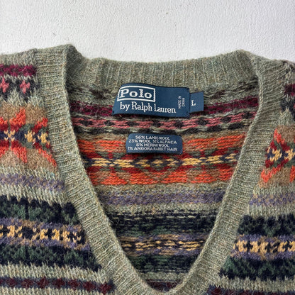 Polo Ralph Lauren Fairisle Vest (Wool Blend) - L